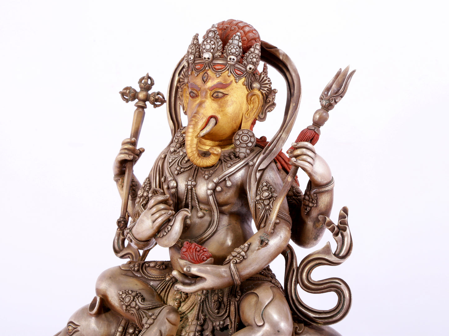 A Splendid Gilt-Bronze Figure Of Anna-Vinivarta