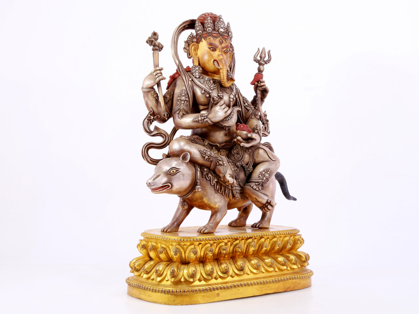 A Splendid Gilt-Bronze Figure Of Anna-Vinivarta