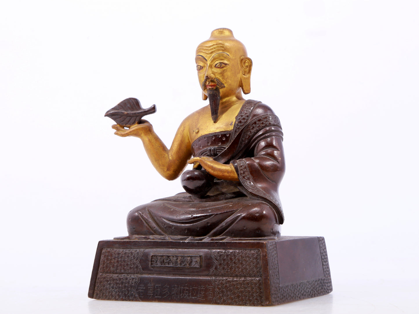 Magnificent Gilt-Bronze Figure Of Mahasiddha