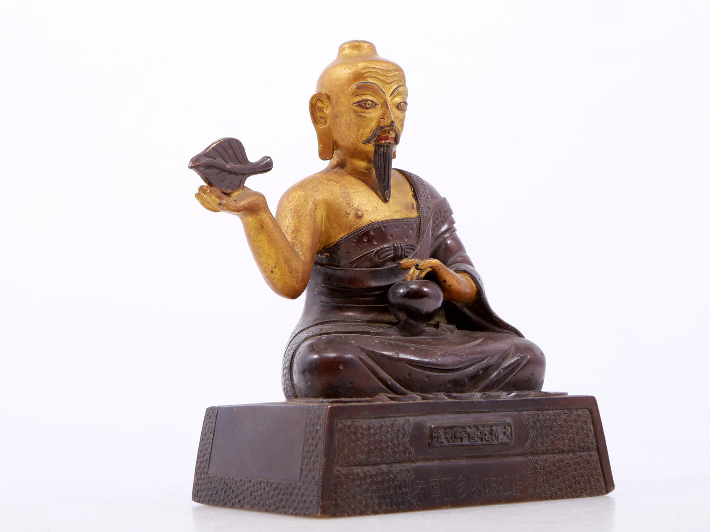 Magnificent Gilt-Bronze Figure Of Mahasiddha