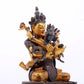 A Splendid Gilt-Bronze Figure Of Manjusri
