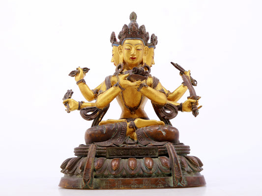 Brilliant Gilt-Bronze Figure Of Dakini