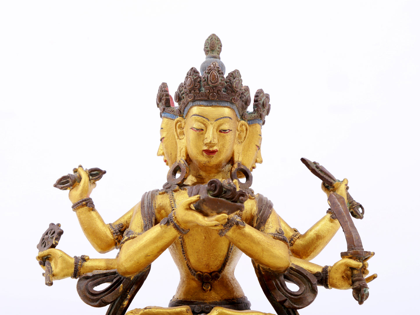 Brilliant Gilt-Bronze Figure Of Dakini