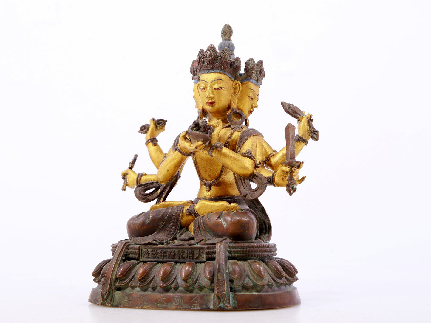 Brilliant Gilt-Bronze Figure Of Dakini