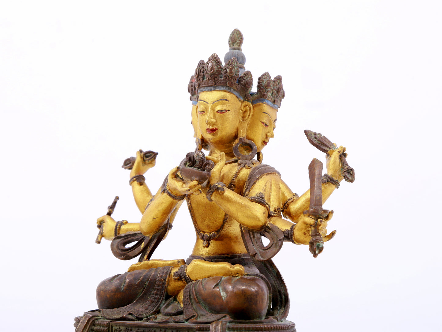 Brilliant Gilt-Bronze Figure Of Dakini