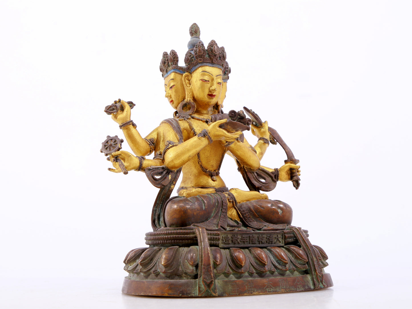 Brilliant Gilt-Bronze Figure Of Dakini