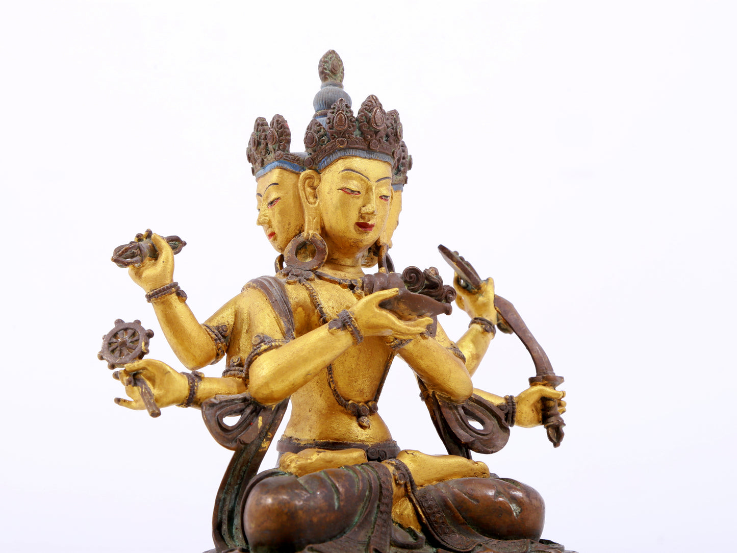 Brilliant Gilt-Bronze Figure Of Dakini