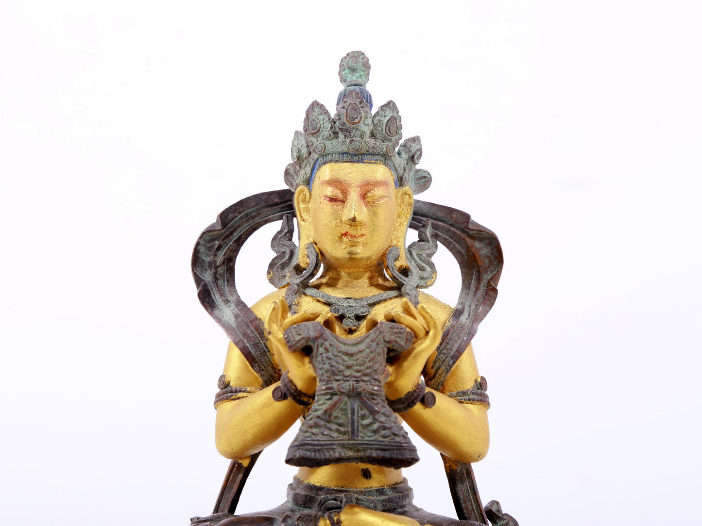 A Magnificent Gilt-Bronze Figure Of Vajrasattva