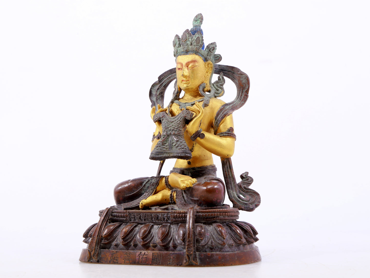 A Magnificent Gilt-Bronze Figure Of Vajrasattva