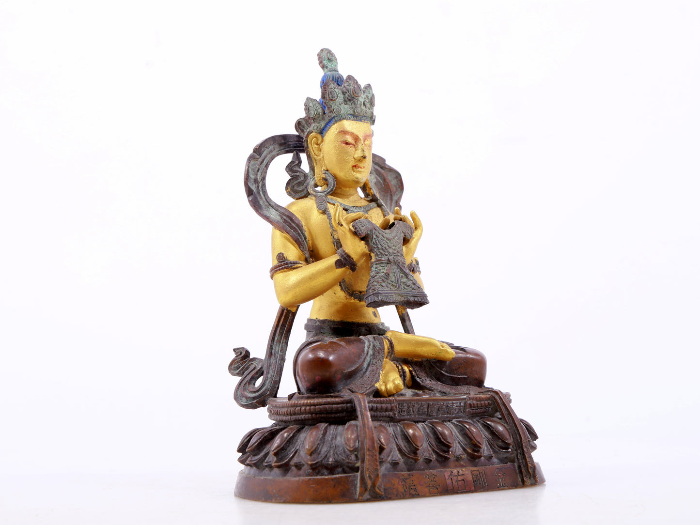 A Magnificent Gilt-Bronze Figure Of Vajrasattva