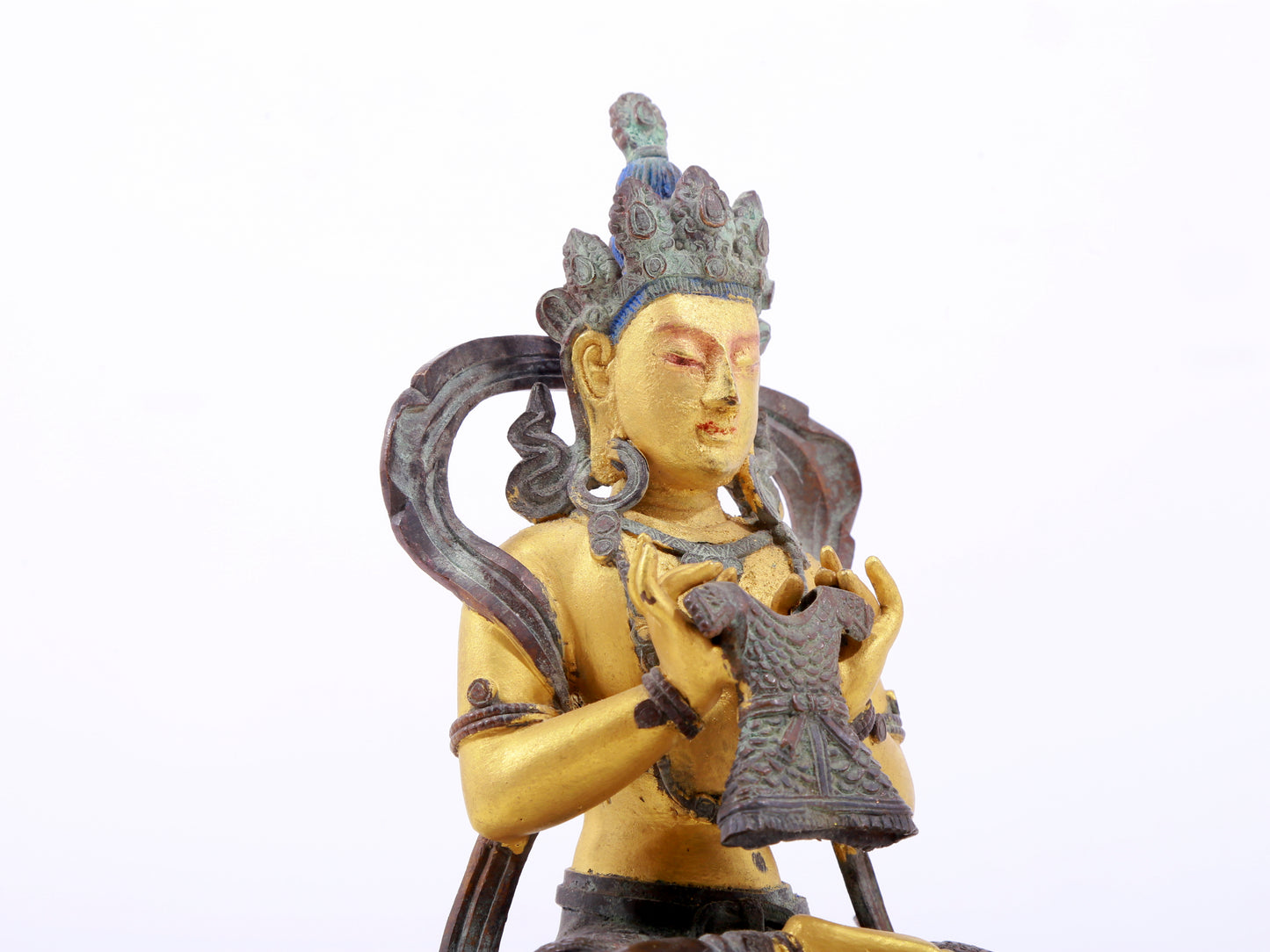 A Magnificent Gilt-Bronze Figure Of Vajrasattva