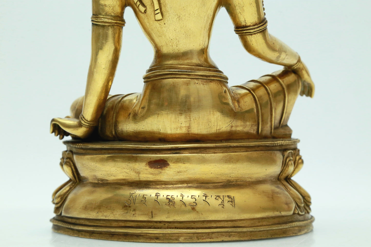 A Magnificent Gilt-Bronze Figure Of Green Tara With Inscriptions