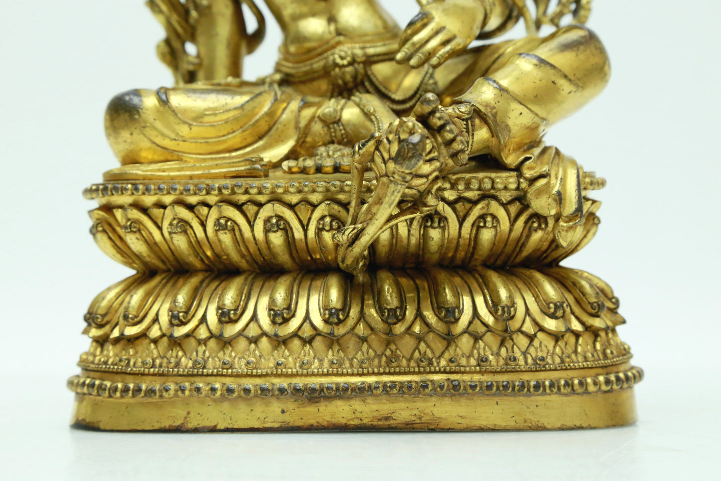 A Magnificent Gilt-Bronze Figure Of Green Tara