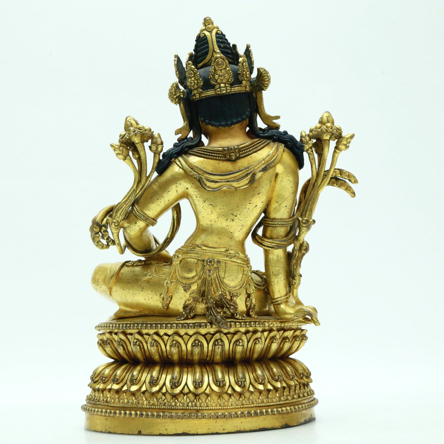 A Magnificent Gilt-Bronze Figure Of Green Tara