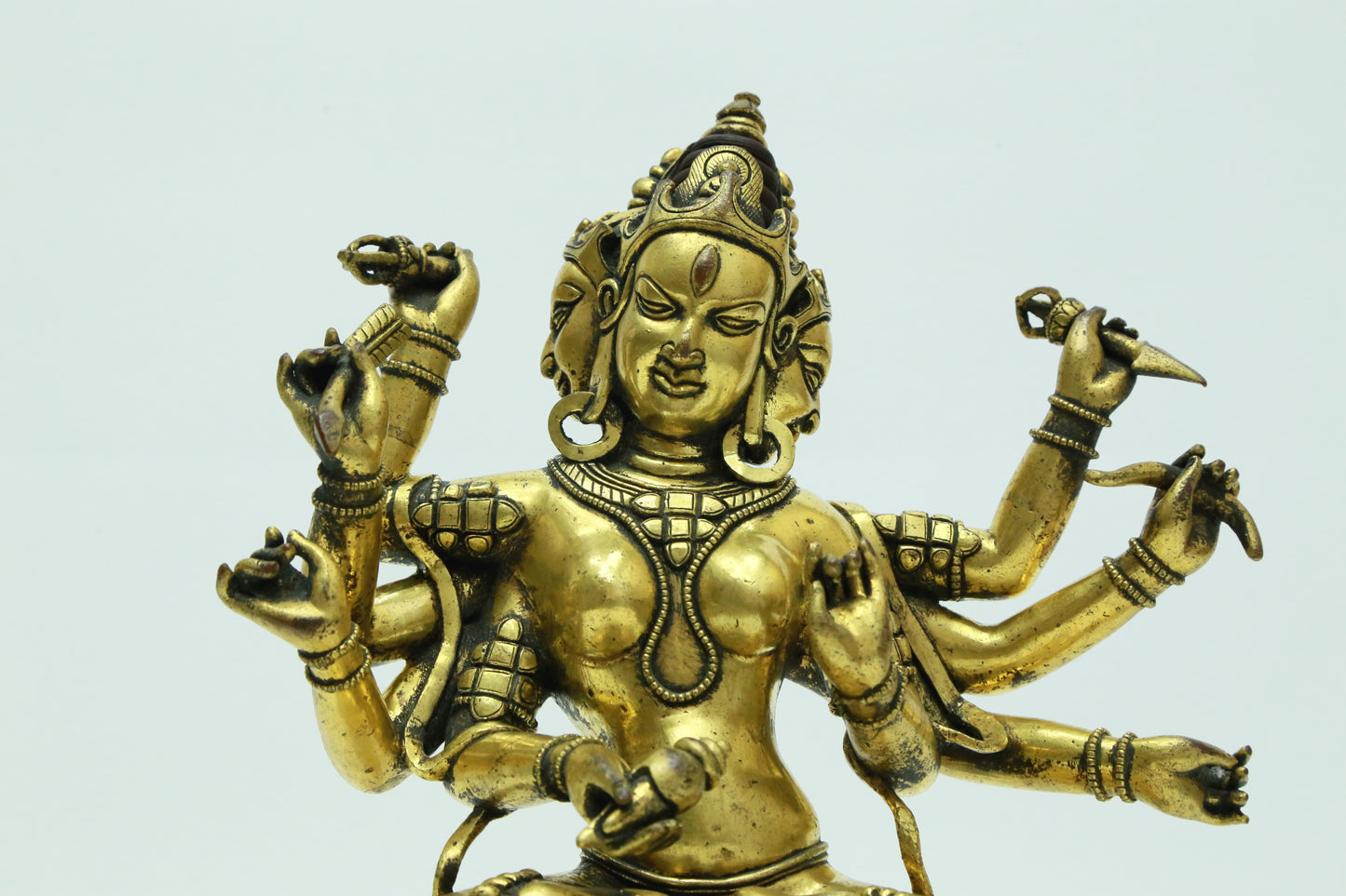 A Magnificent Gilt-Bronze Figure Of Dakini