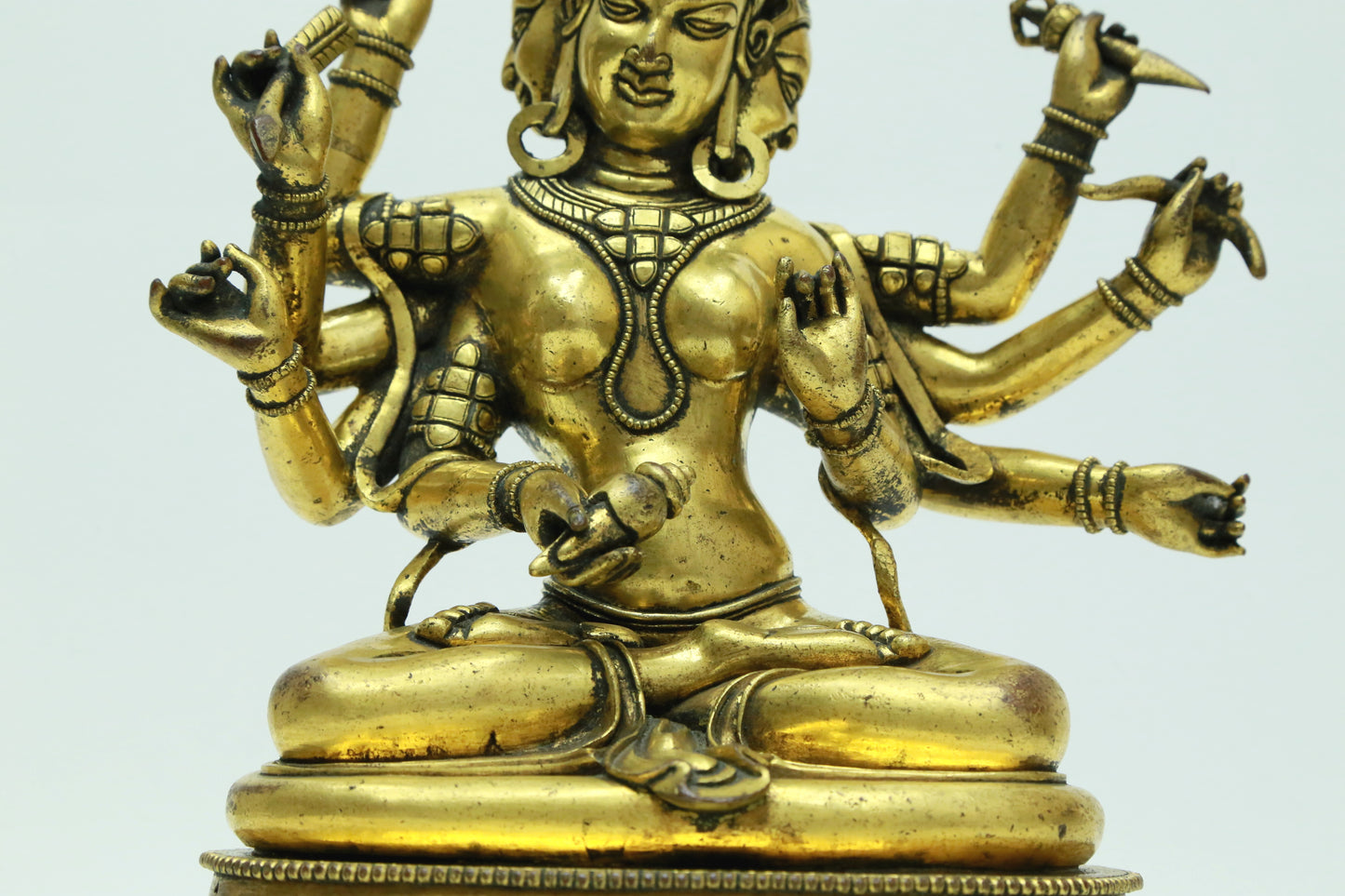 A Magnificent Gilt-Bronze Figure Of Dakini