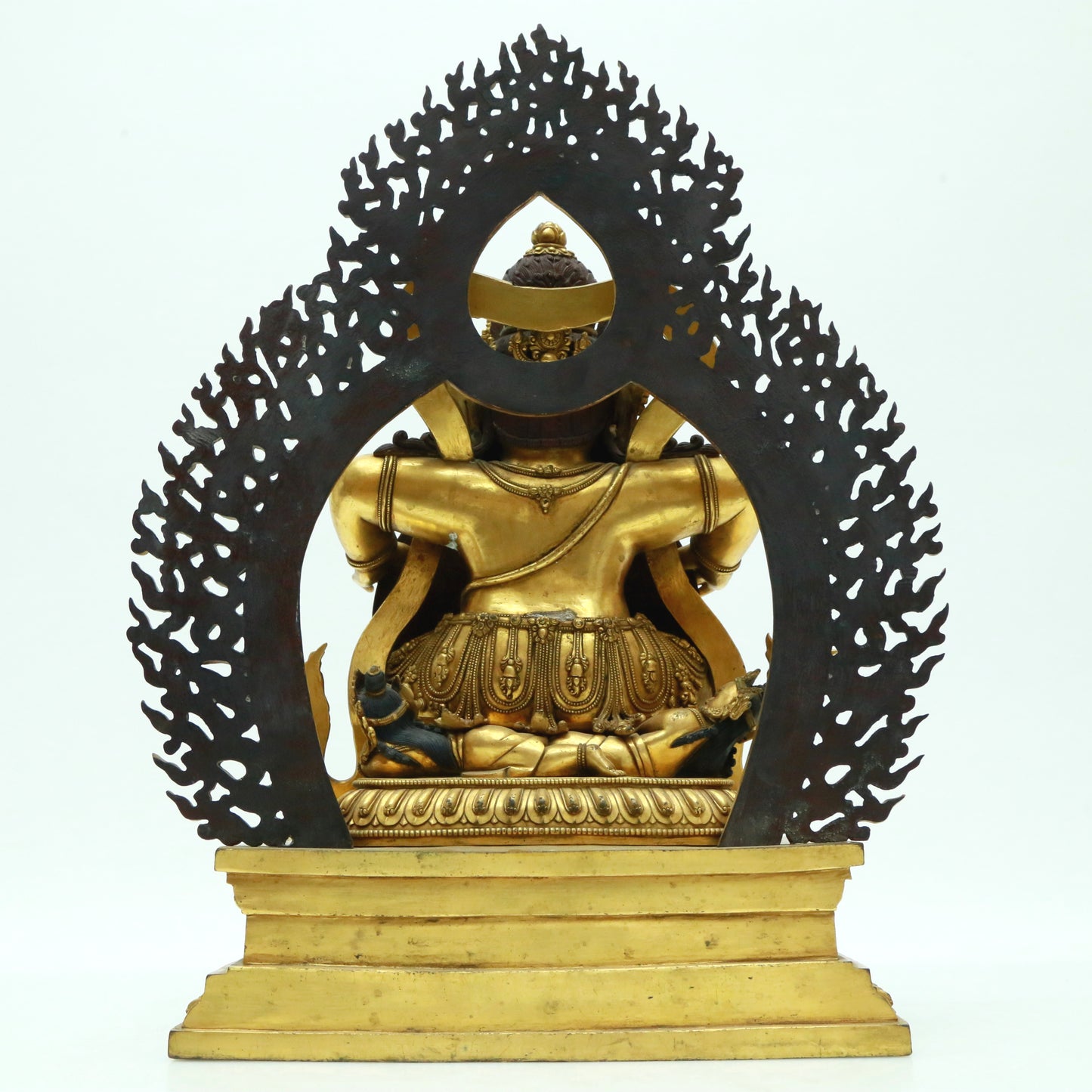 A Magnificent Gilt-Bronze Figure Of Vajrapani