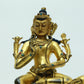 A Magnificent Gilt-Bronze Figure Of Bodhisattva Seated On An Elephant