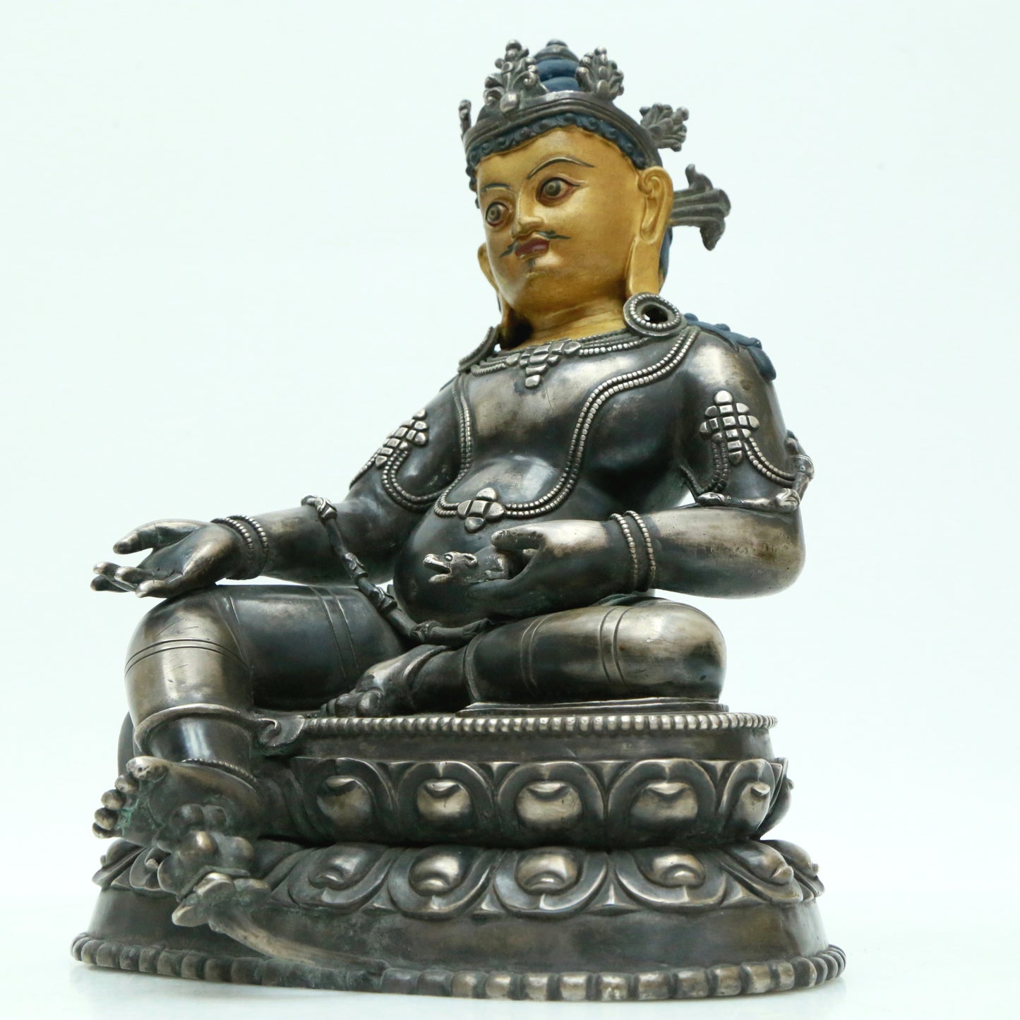 A Magnificent Gilt-Bronze Figure Of Kubera