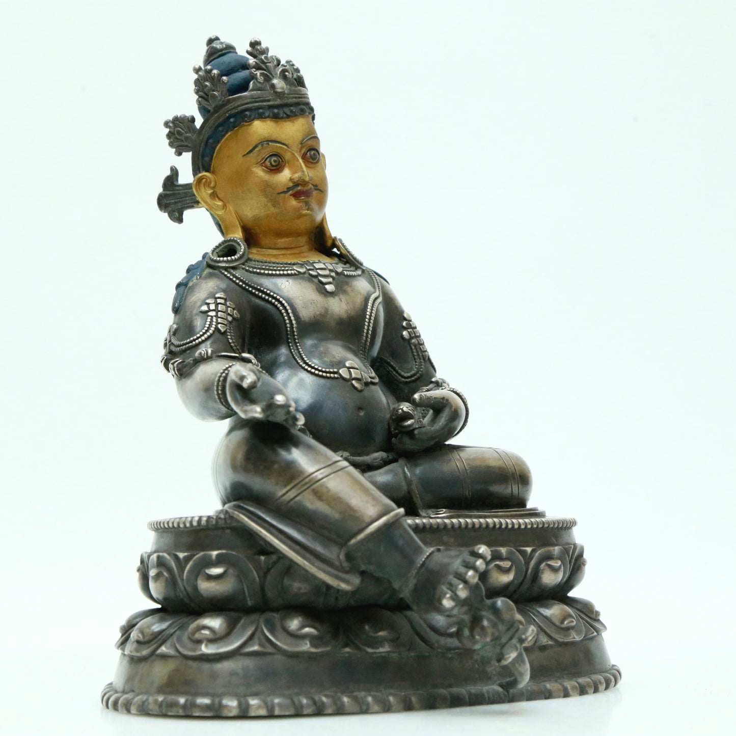 A Magnificent Gilt-Bronze Figure Of Kubera