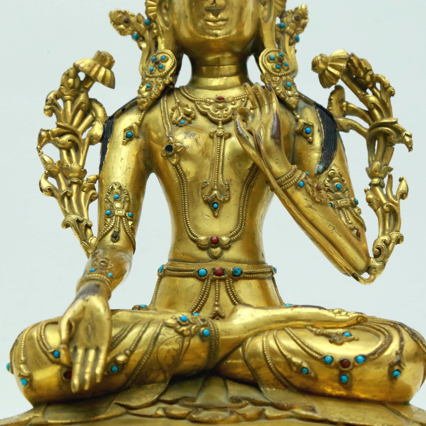 A Magnificent Gilt-Bronze Figure Of Tara