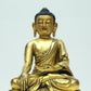 A Magnificent Gilt-Bronze Figure Of Buddha Shakyamuni