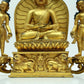 A Magnificent Gilt-Bronze Figure Of Buddha Shakyamuni With Inscriptions