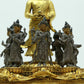 A Magnificent Gilt-Bronze Figure Of Buddha Shakyamuni And A Gilt-Silver Figure Of Tara