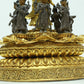 A Magnificent Gilt-Bronze Figure Of Buddha Shakyamuni And A Gilt-Silver Figure Of Tara