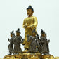 A Magnificent Gilt-Bronze Figure Of Buddha Shakyamuni And A Gilt-Silver Figure Of Tara