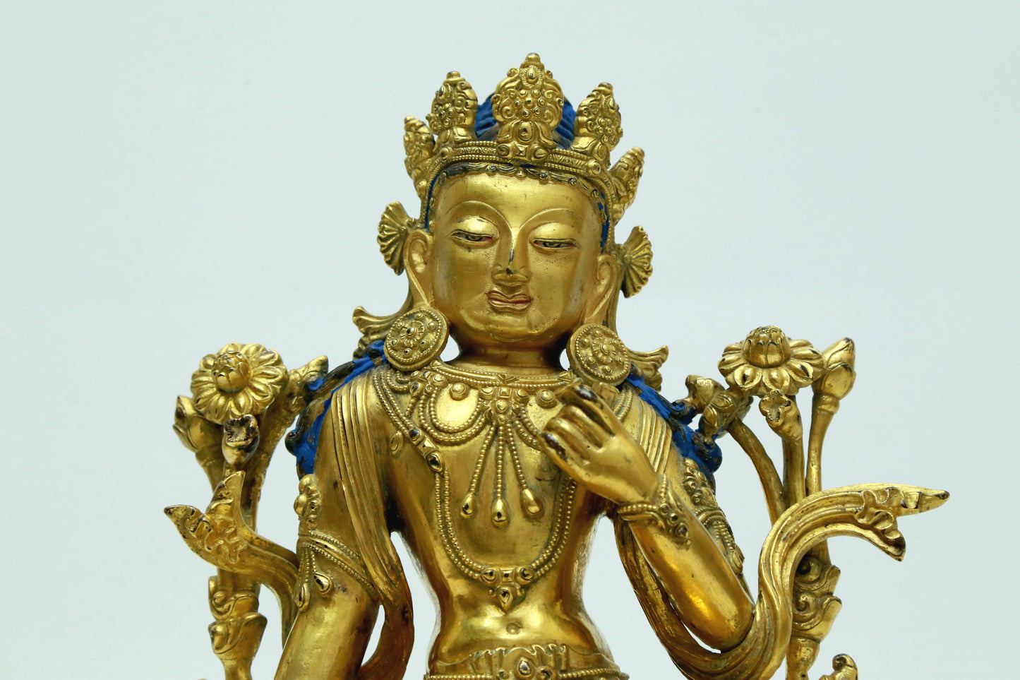 A Magnificent Gilt-Bronze Figure Of Green Tara