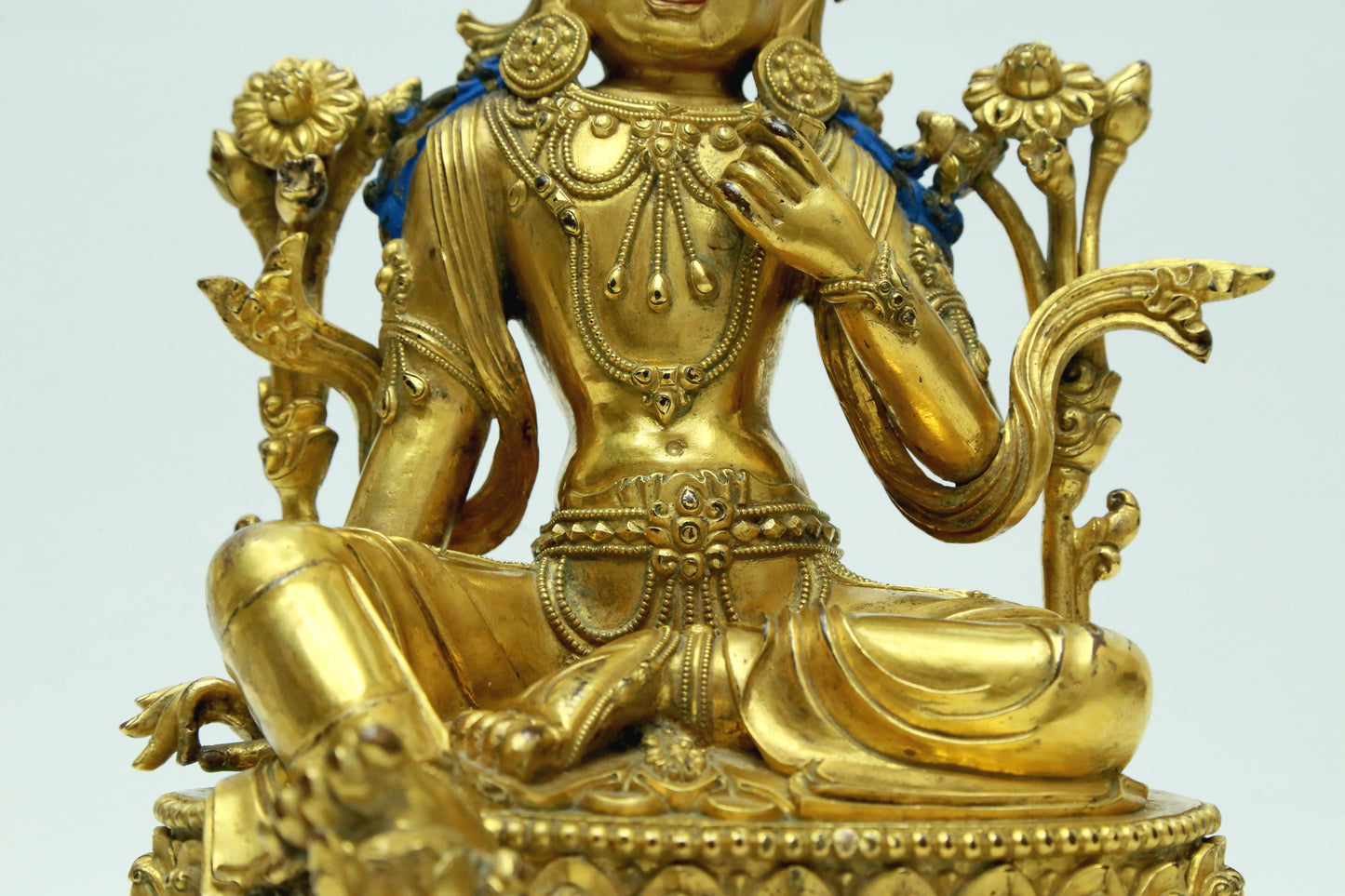 A Magnificent Gilt-Bronze Figure Of Green Tara