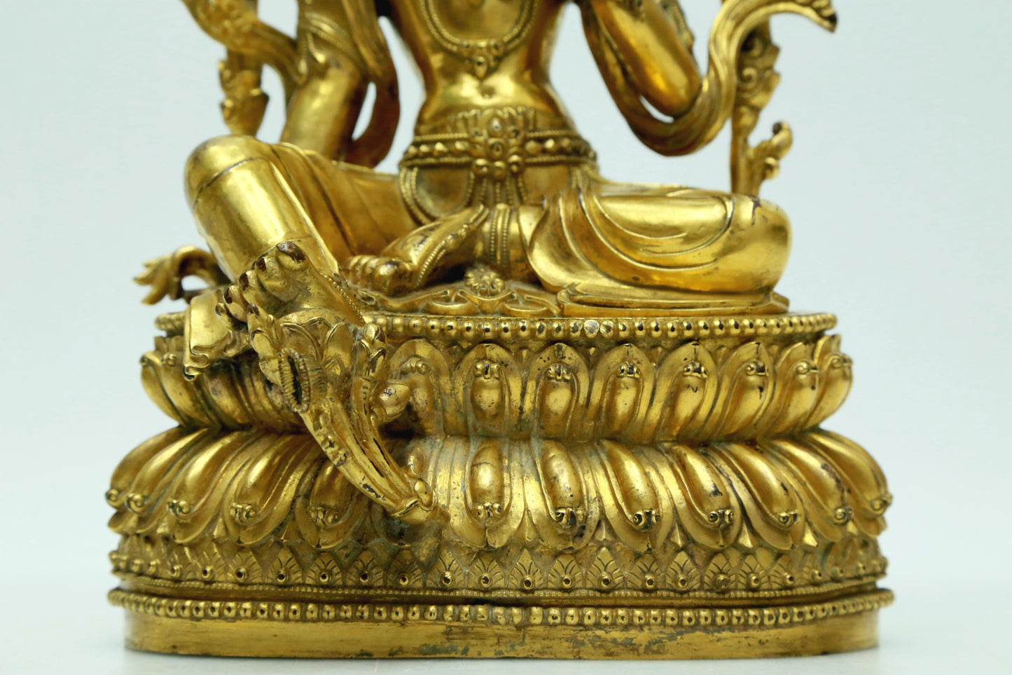 A Magnificent Gilt-Bronze Figure Of Green Tara