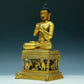 Three Brilliant Gilt-Bronze Figures Of Buddha Shakyamuni