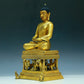 Three Brilliant Gilt-Bronze Figures Of Buddha Shakyamuni