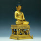 Three Brilliant Gilt-Bronze Figures Of Buddha Shakyamuni