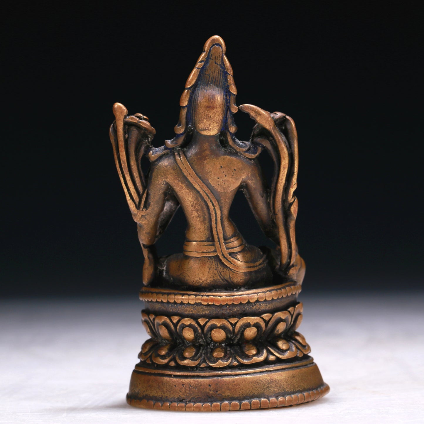 A Precious Bronze Figure Of Green Tara