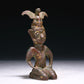 A Precious Bronze Gold& Silver-Inlaid Figure