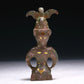 A Precious Bronze Gold& Silver-Inlaid Figure