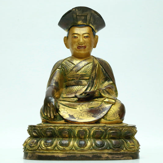 A Magnificent Gilt-Bronze Figure Of Brog.Mi With Inscriptions