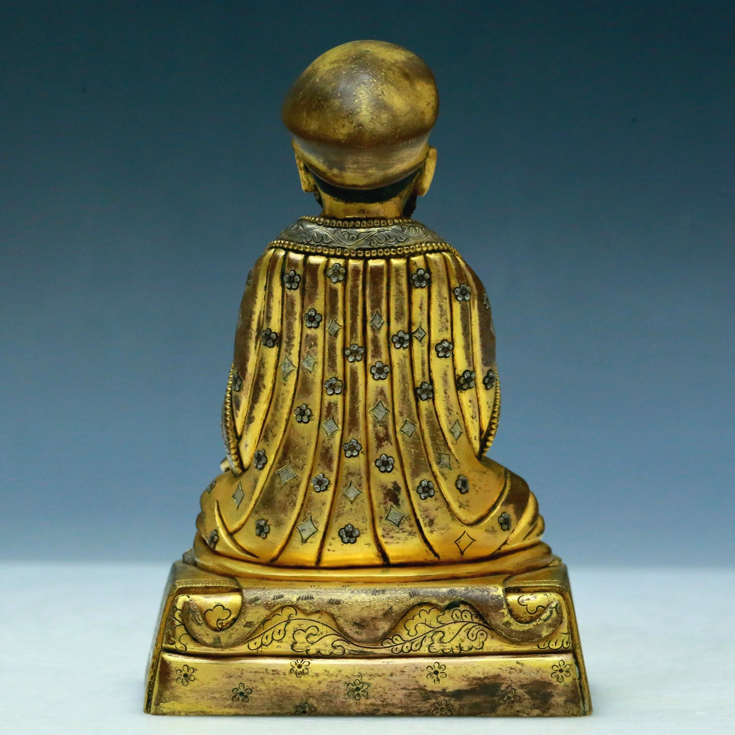 A Brilliant Gilt-Bronze Silver Figure Of Brog.Mi