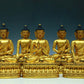 Five Wonderful Gilt-Bronze Figures Of Buddha Shakyamuni