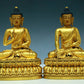 Five Wonderful Gilt-Bronze Figures Of Buddha Shakyamuni