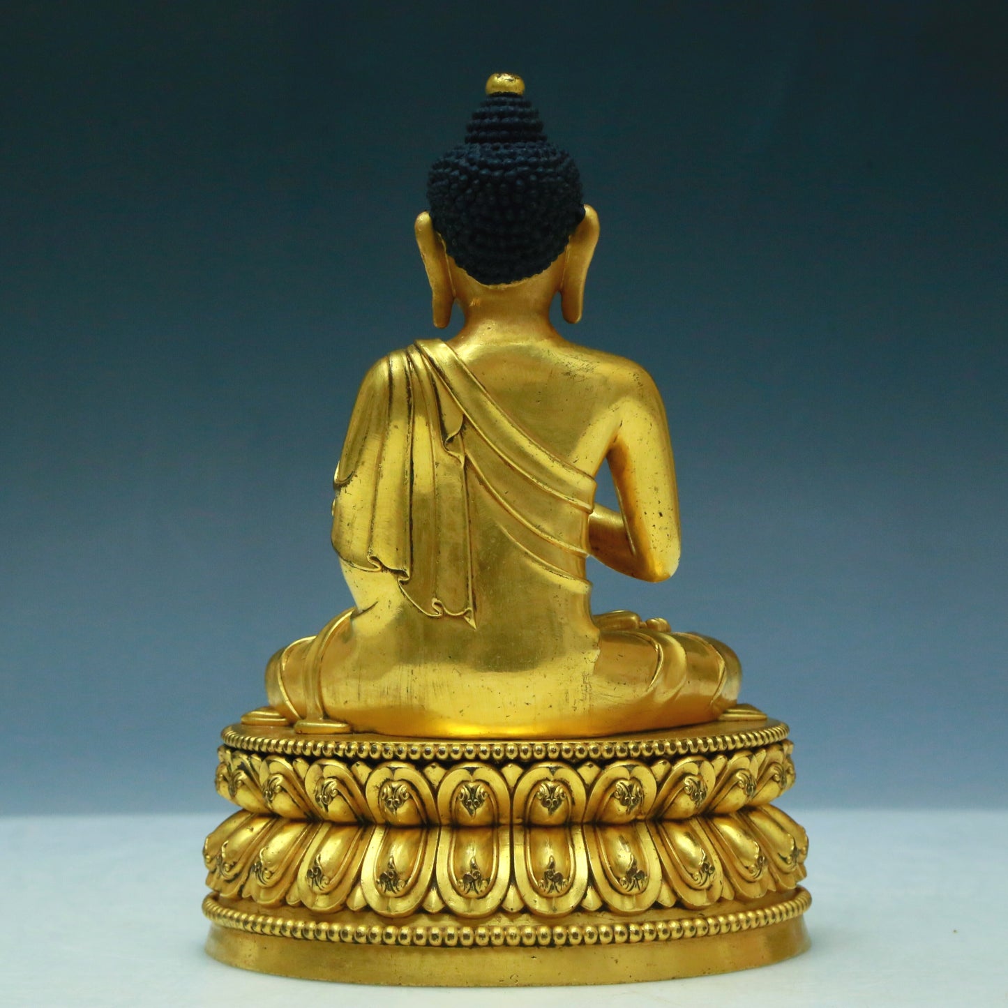 Five Wonderful Gilt-Bronze Figures Of Buddha Shakyamuni