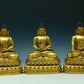 Three Wonderful Gilt-Bronze Figures Of Buddha Shakyamuni