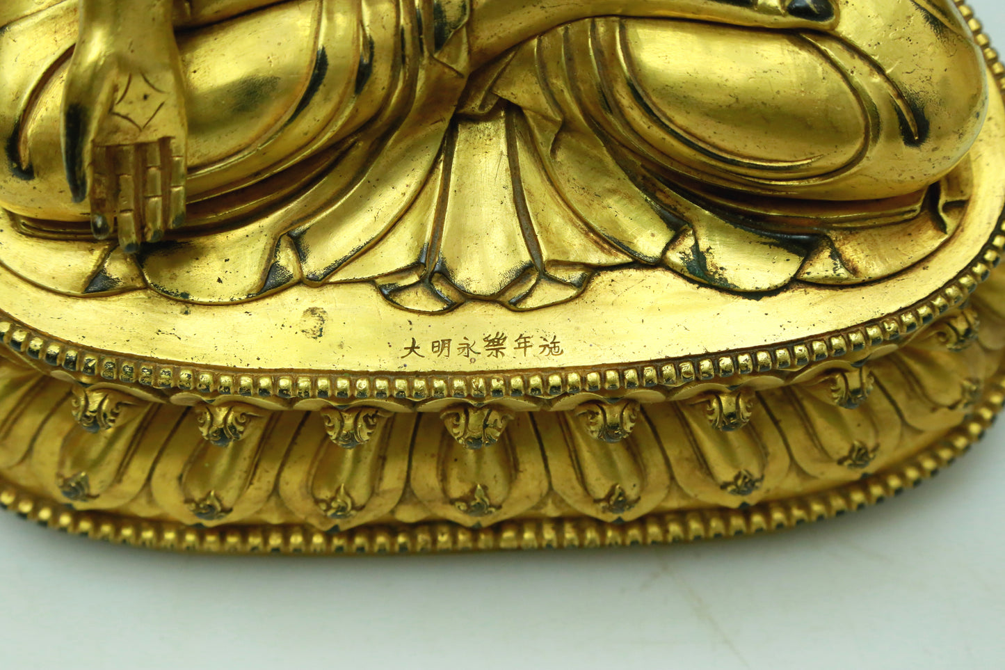 Three Wonderful Gilt-Bronze Figures Of Buddha Shakyamuni