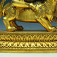 A Wonderful Gilt-Bronze Figure Of Vajrapani Seated On A Beast