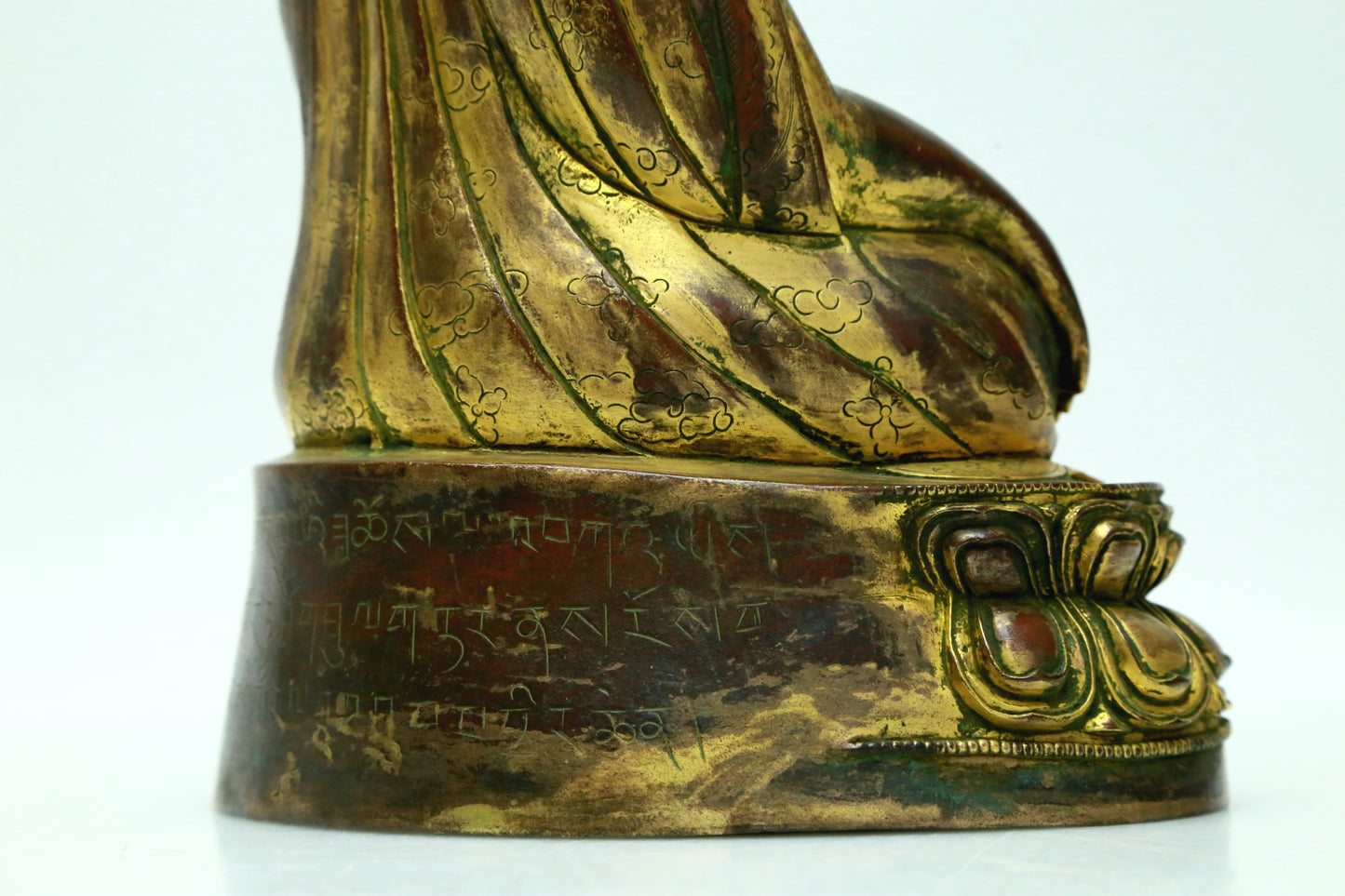 A Magnificent Gilt-Bronze Figure Of Brog.Mi With Inscriptions