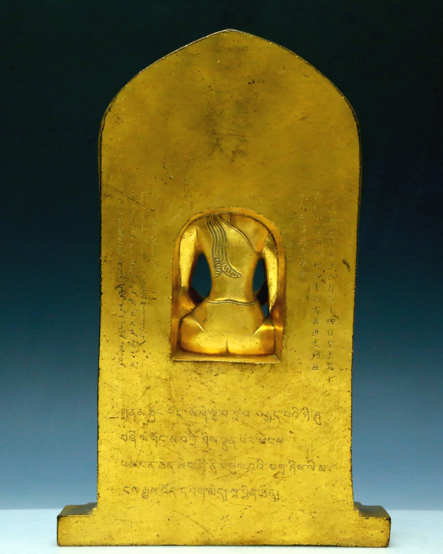 A Wonderful Set Of Gilt-Bronze Figures Of Bodhisattva With Inscriptions