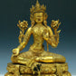 A Wonderful Gilt-Bronze Figure Of Green Tara